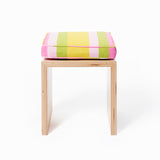 Small Stripes Cushion in Pond