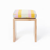 Small Stripes Cushion in Dusky Garden