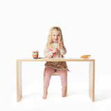 Child’s stool with large bench-desk.
