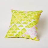 Triangle Print Pillow in Lilly.